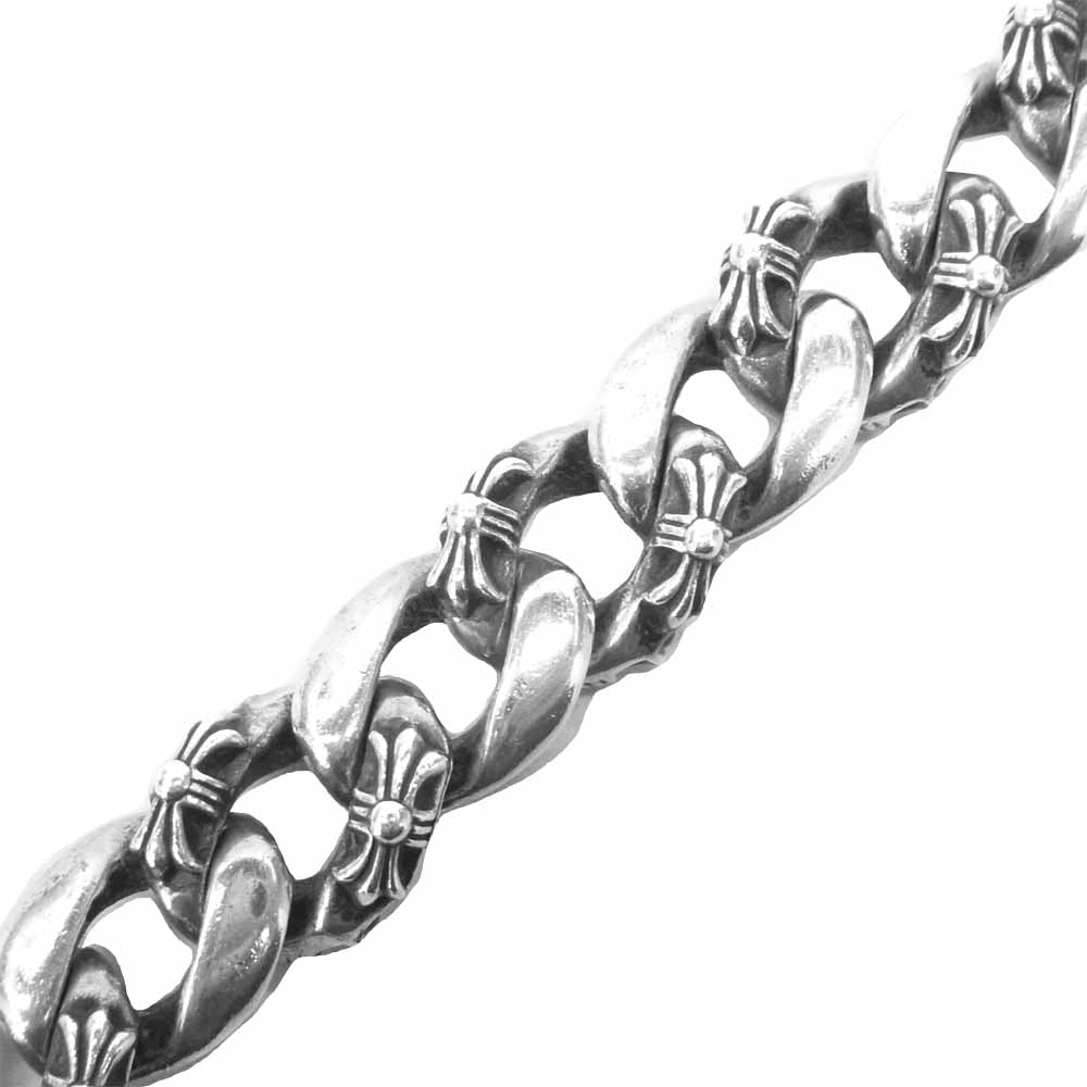 CHROME HEARTS クロムハーツ（原本無） FANCY SHORT-1 1クリップ ショート ファンシー ウォレットチェーン シルバー系【中古】