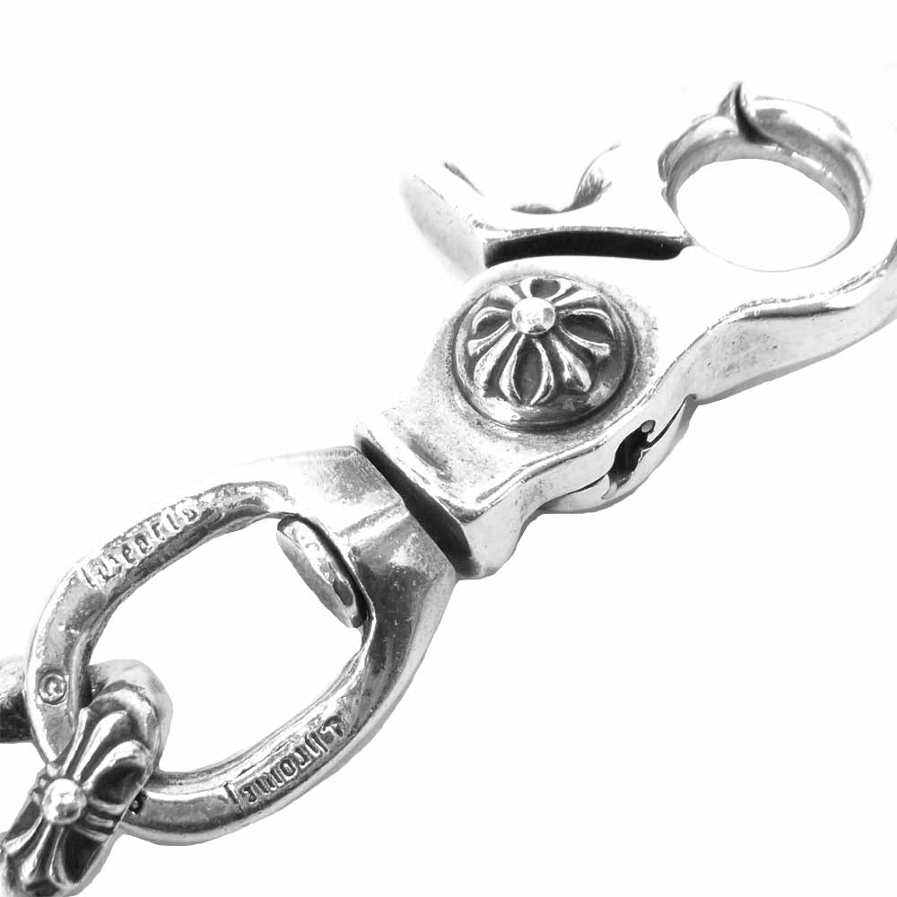 CHROME HEARTS クロムハーツ（原本無） FANCY SHORT-1 1クリップ ショート ファンシー ウォレットチェーン シルバー系【中古】