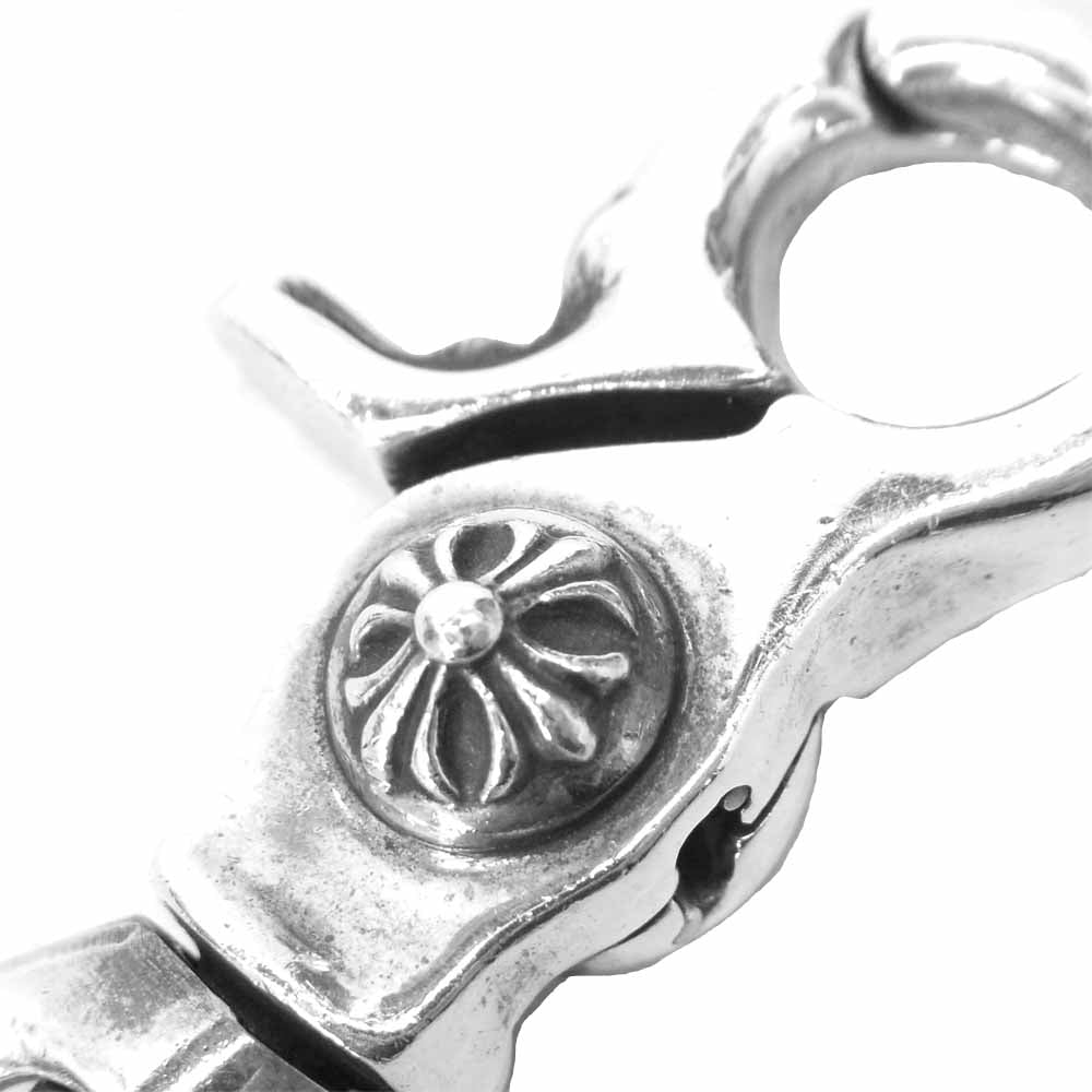 CHROME HEARTS クロムハーツ（原本無） FANCY SHORT-1 1クリップ ショート ファンシー ウォレットチェーン シルバー系【中古】