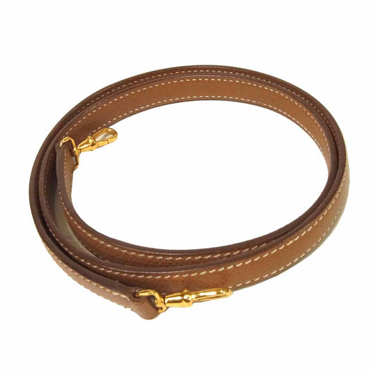 HERMES エルメス ミニケリー ショルダーストラップ クシュベル フランス製 ブラウン系【美品】【中古】