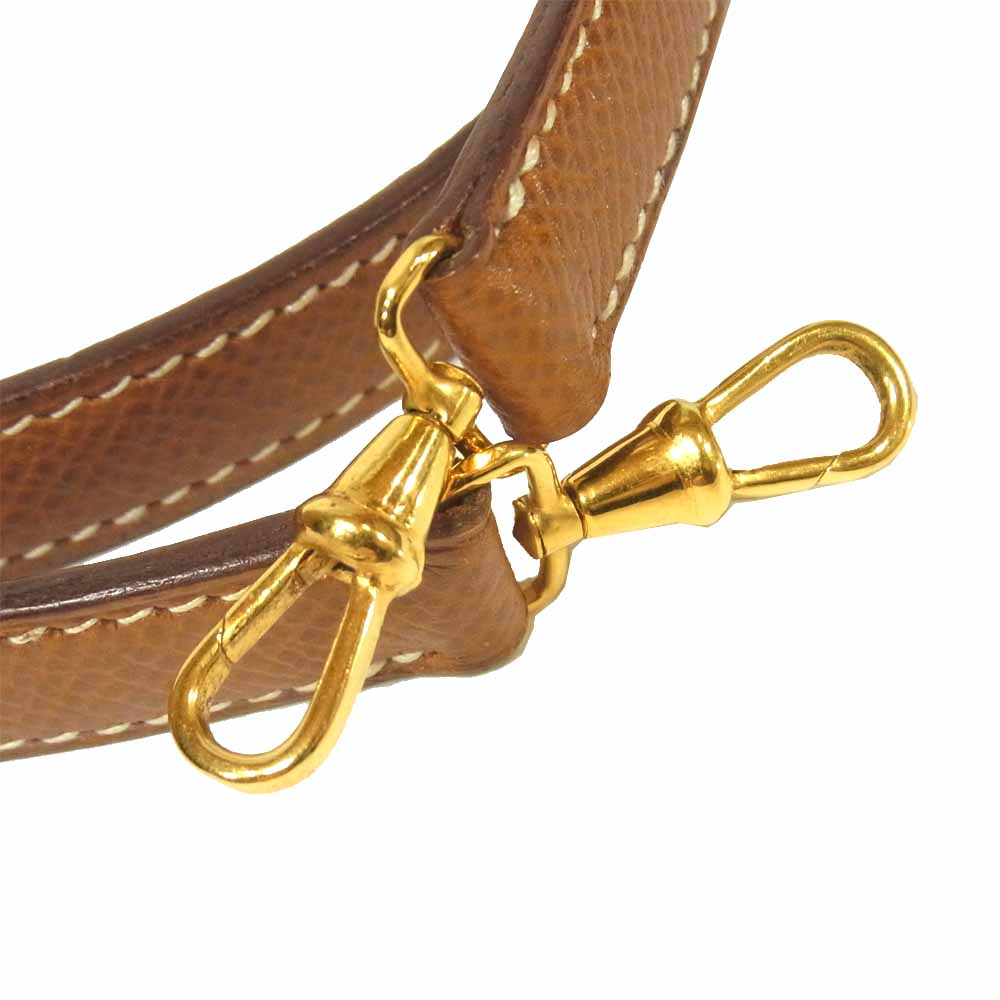 HERMES エルメス ミニケリー ショルダーストラップ クシュベル フランス製 ブラウン系【美品】【中古】