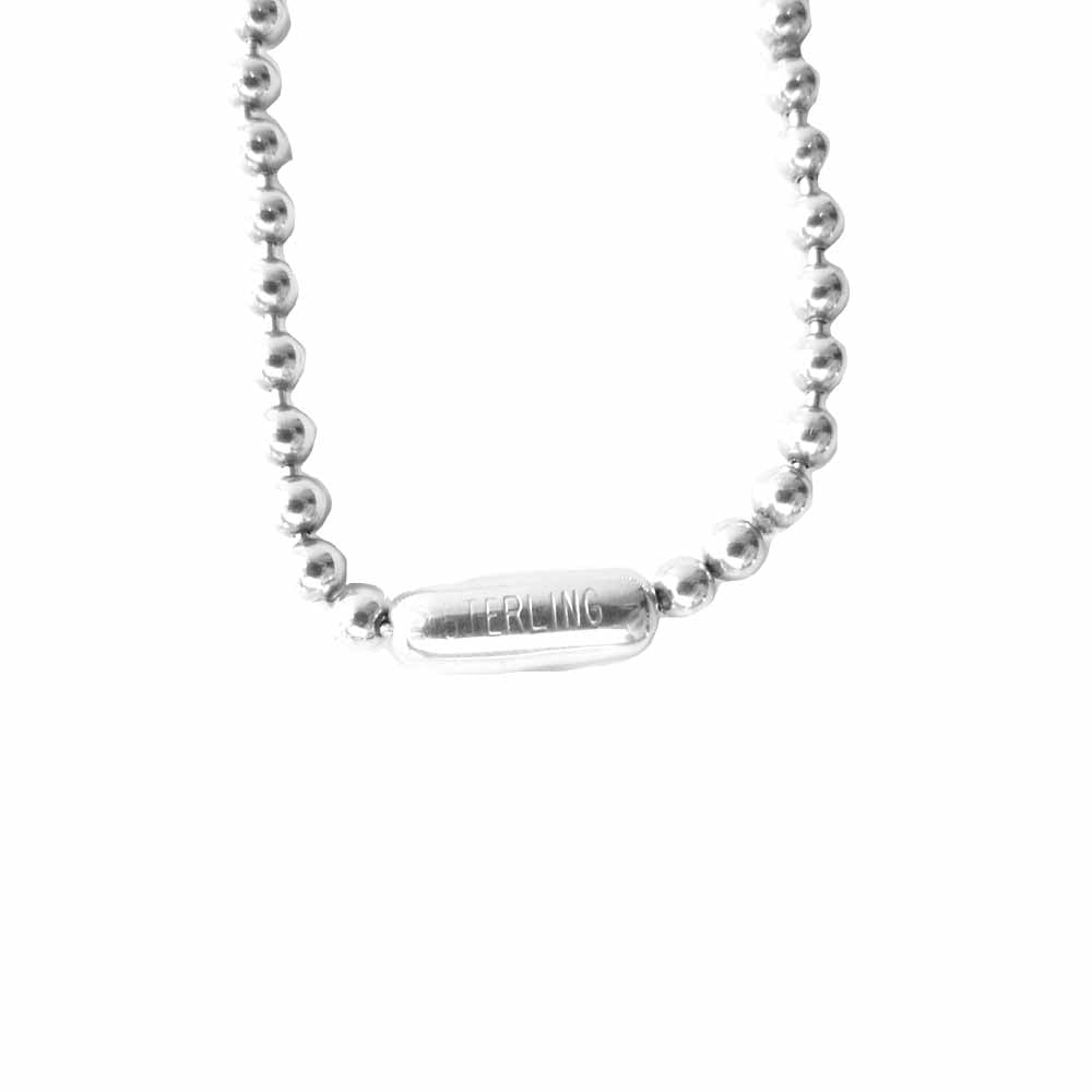 CHROME HEARTS クロムハーツ（原本無） ボール チェーン シルバー系【美品】【中古】