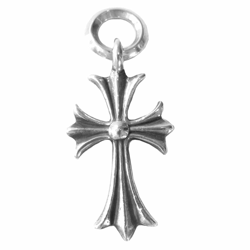 CHROME HEARTS クロムハーツ（原本無） タイニー CH クロス チャーム シルバー系【中古】
