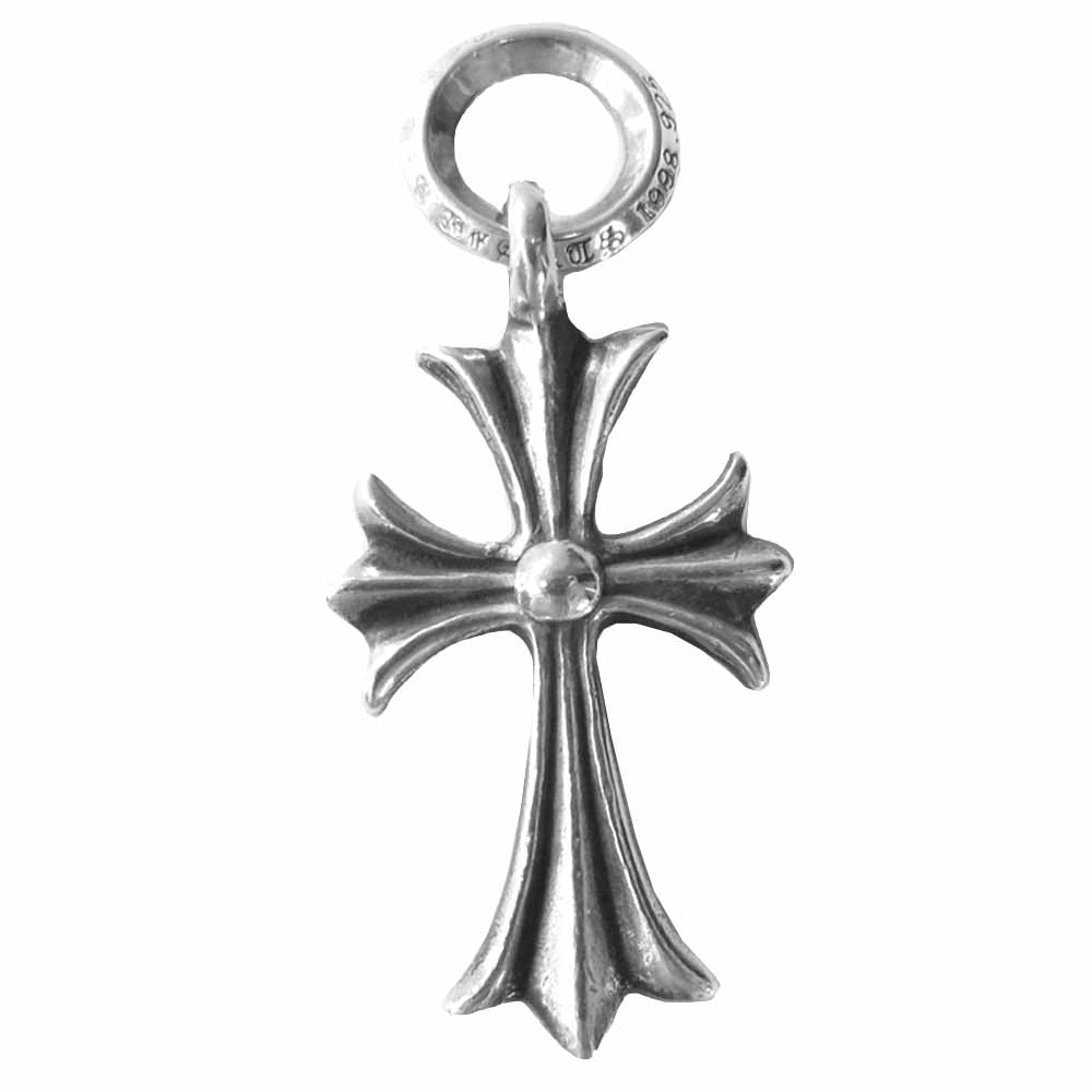 CHROME HEARTS クロムハーツ（原本無） タイニー CH クロス チャーム シルバー系【中古】