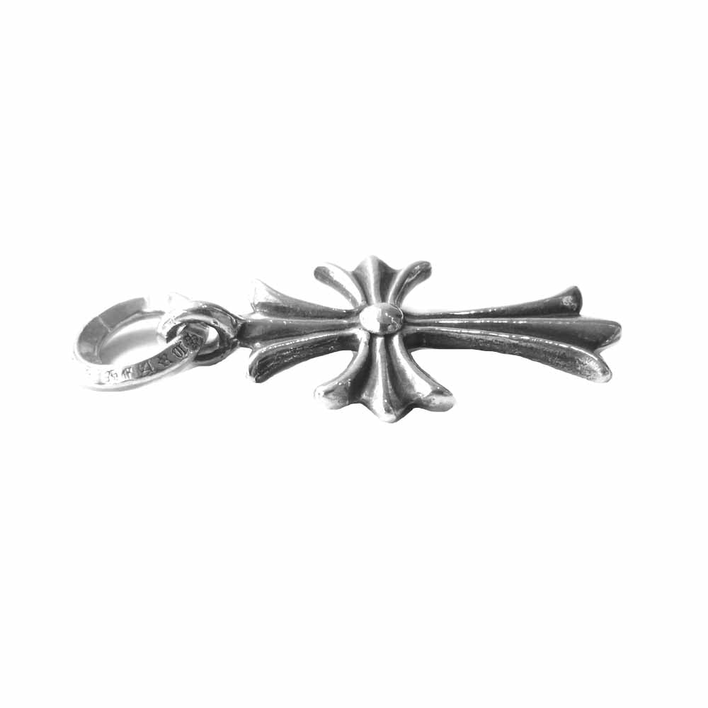 CHROME HEARTS クロムハーツ（原本無） タイニー CH クロス チャーム シルバー系【中古】