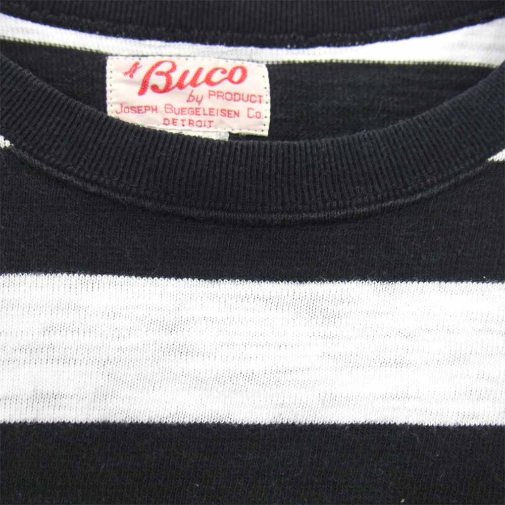 The REAL McCOY'S ザリアルマッコイズ BUCO ブコ ボンタン 長袖 Tシャツ カットソー ブラック系 M【中古】