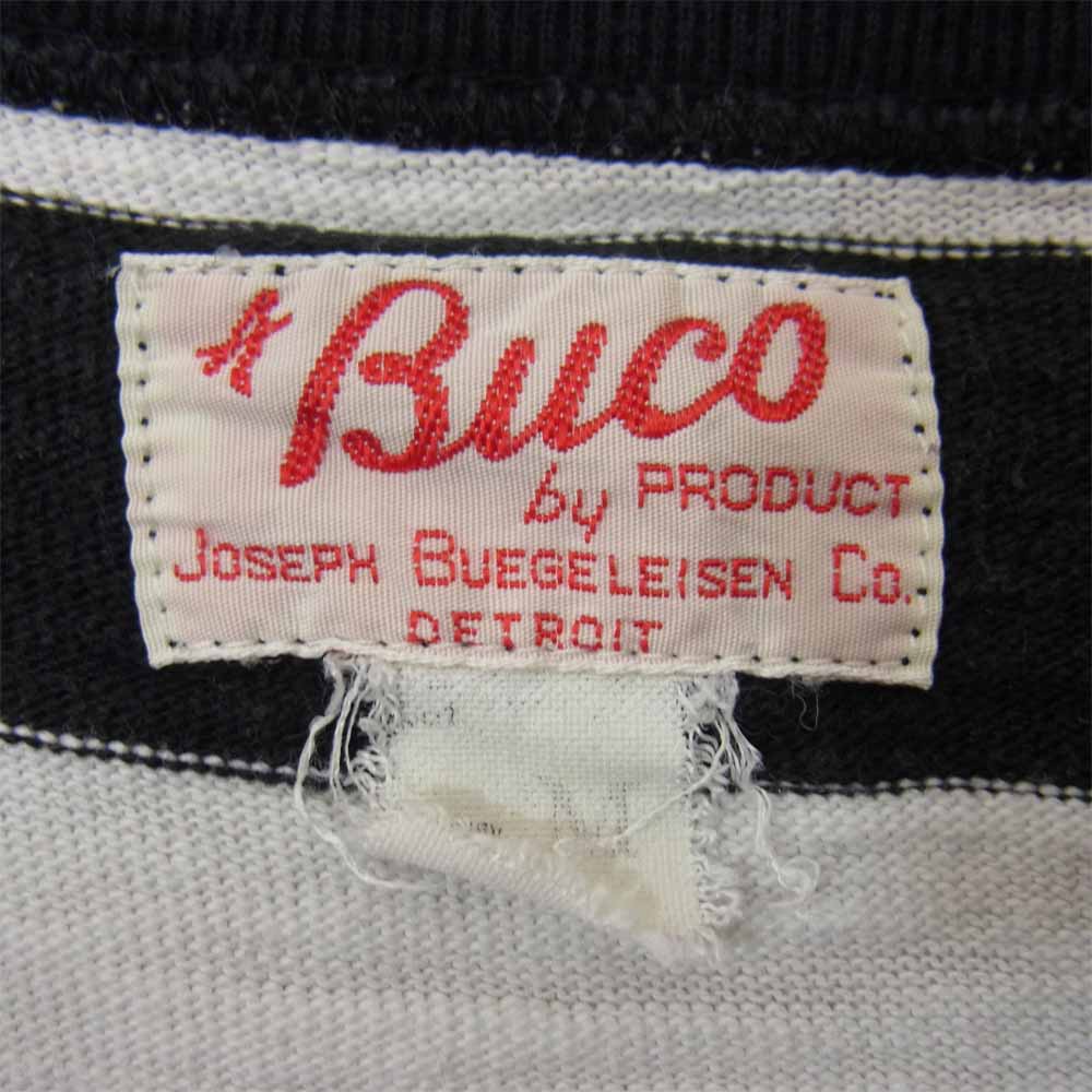 The REAL McCOY'S ザリアルマッコイズ BUCO ブコ ボンタン 長袖 Tシャツ カットソー ブラック系 M【中古】