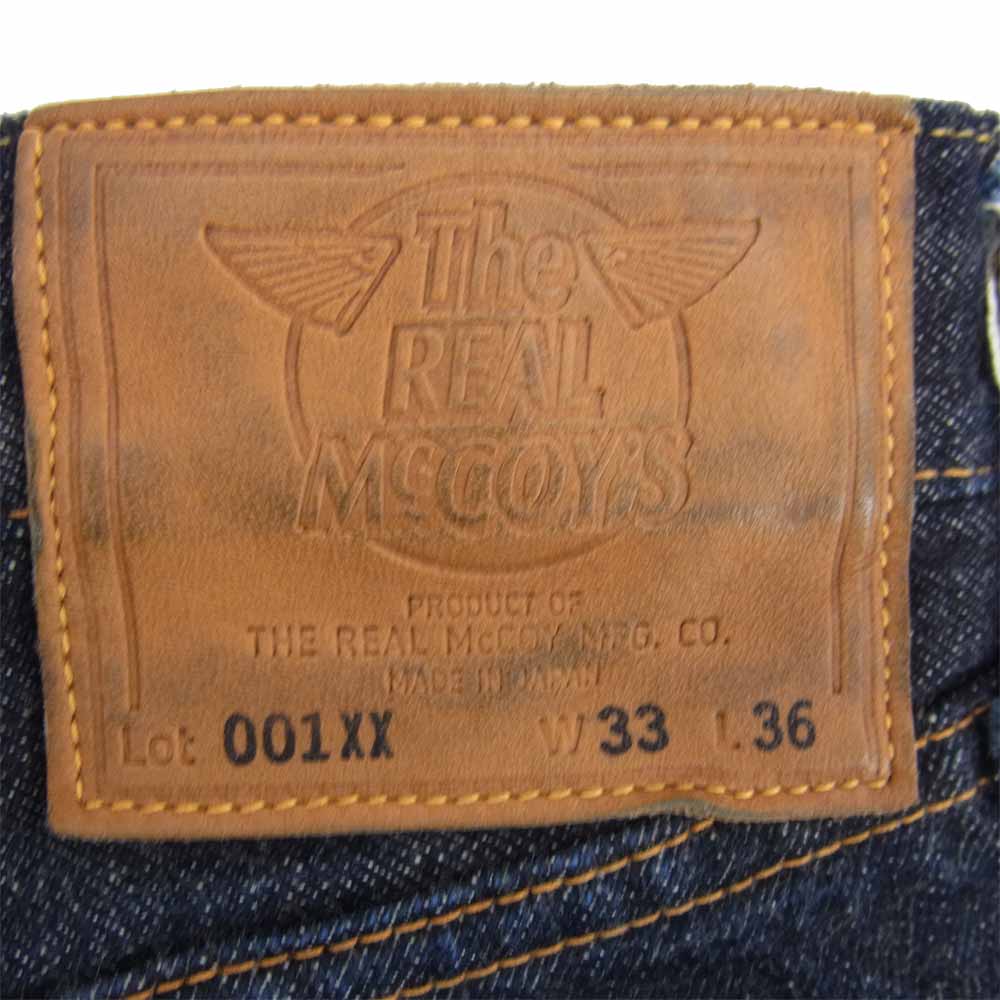 The REAL McCOY'S ザリアルマッコイズ Lot.001XX デニム ショーツ インディゴブルー系 33【中古】