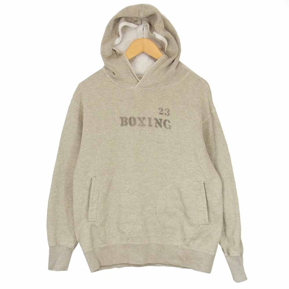 The REAL McCOY'S ザリアルマッコイズ JOE McCOY ジョー マッコイ 30s スウェット パーカー BOXING グレー系 L【中古】