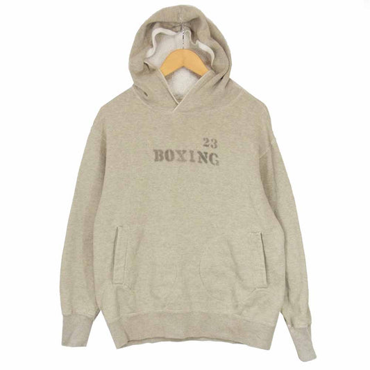 The REAL McCOY'S ザリアルマッコイズ JOE McCOY ジョー マッコイ 30s スウェット パーカー BOXING グレー系 L【中古】