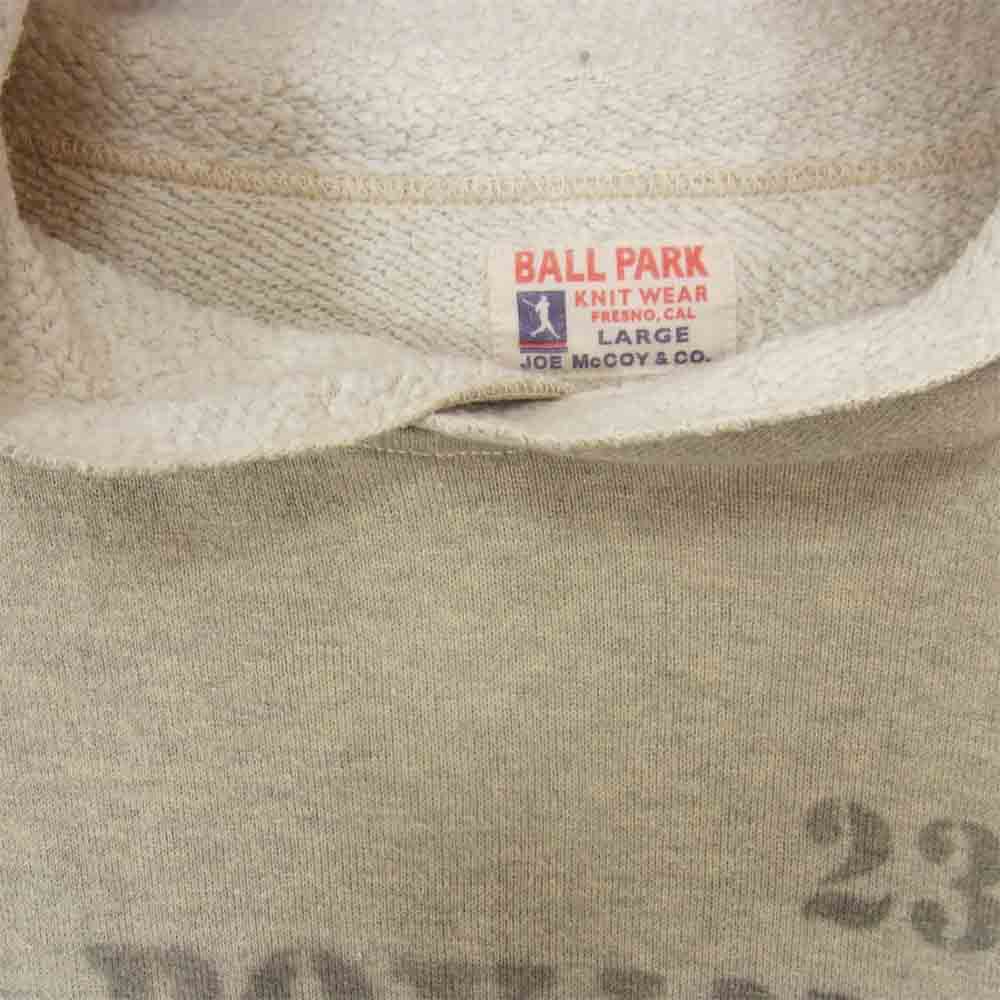 The REAL McCOY'S ザリアルマッコイズ JOE McCOY ジョー マッコイ 30s スウェット パーカー BOXING グレー系 L【中古】