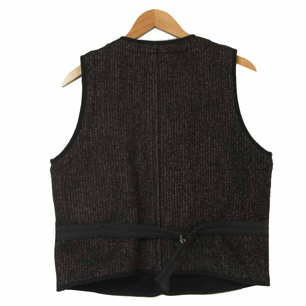 The REAL McCOY'S ザリアルマッコイズ MJ18120 WOOL RASHCEL VEST ウール ラッセル ビーチ クロス ベスト ダークグレー系 40【中古】
