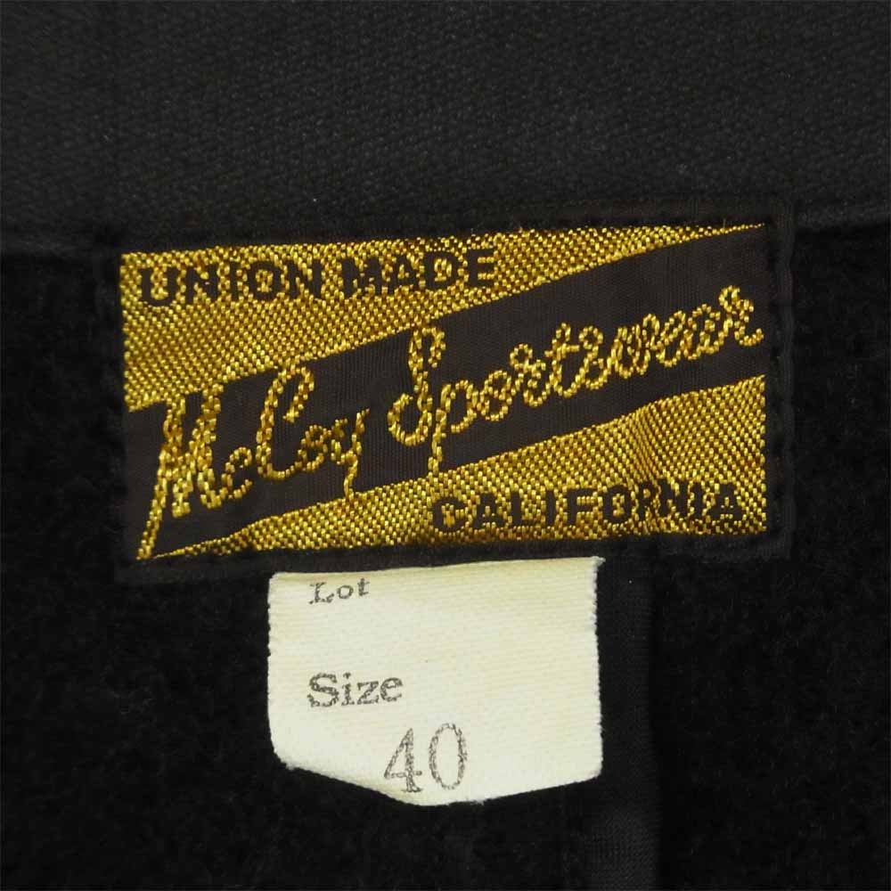The REAL McCOY'S ザリアルマッコイズ MJ18120 WOOL RASHCEL VEST ウール ラッセル ビーチ クロス ベスト ダークグレー系 40【中古】