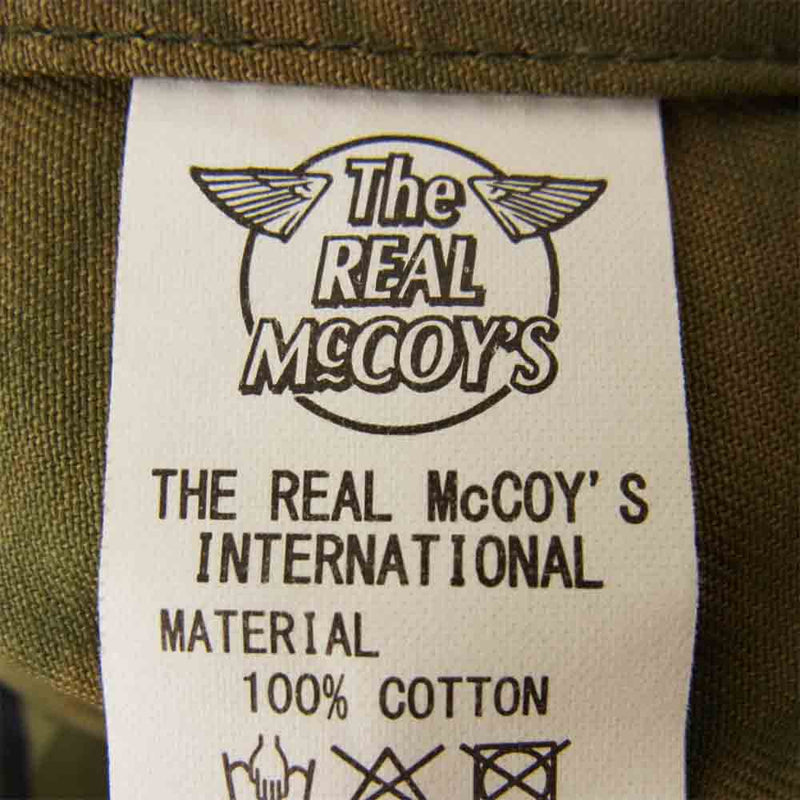 The REAL McCOY'S ザリアルマッコイズ MJ20008 タイガー カモ パーカー ゴールド タイガー TIGER CAMOUFLAGE PARKA GOLD TONE カーキ系 XL【中古】