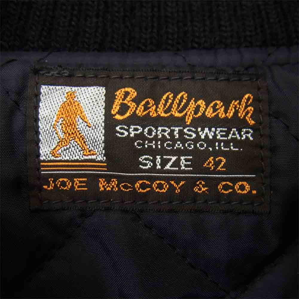 The REAL McCOY'S ザリアルマッコイズ MJ20120 フルレター スタジャン アワード ジャケット VARSITY JACKET VENTURA ネイビー系 42【中古】