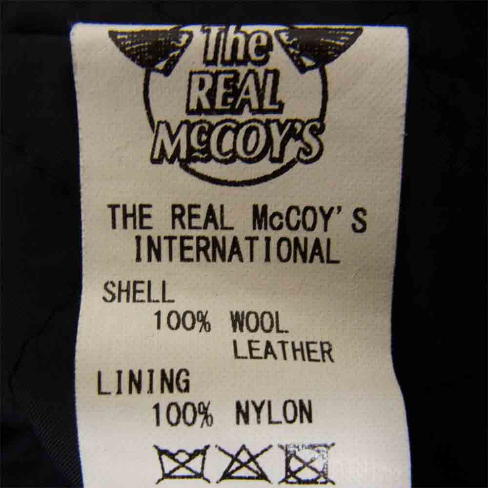 The REAL McCOY'S ザリアルマッコイズ MJ20120 フルレター スタジャン アワード ジャケット VARSITY JACKET VENTURA ネイビー系 42【中古】