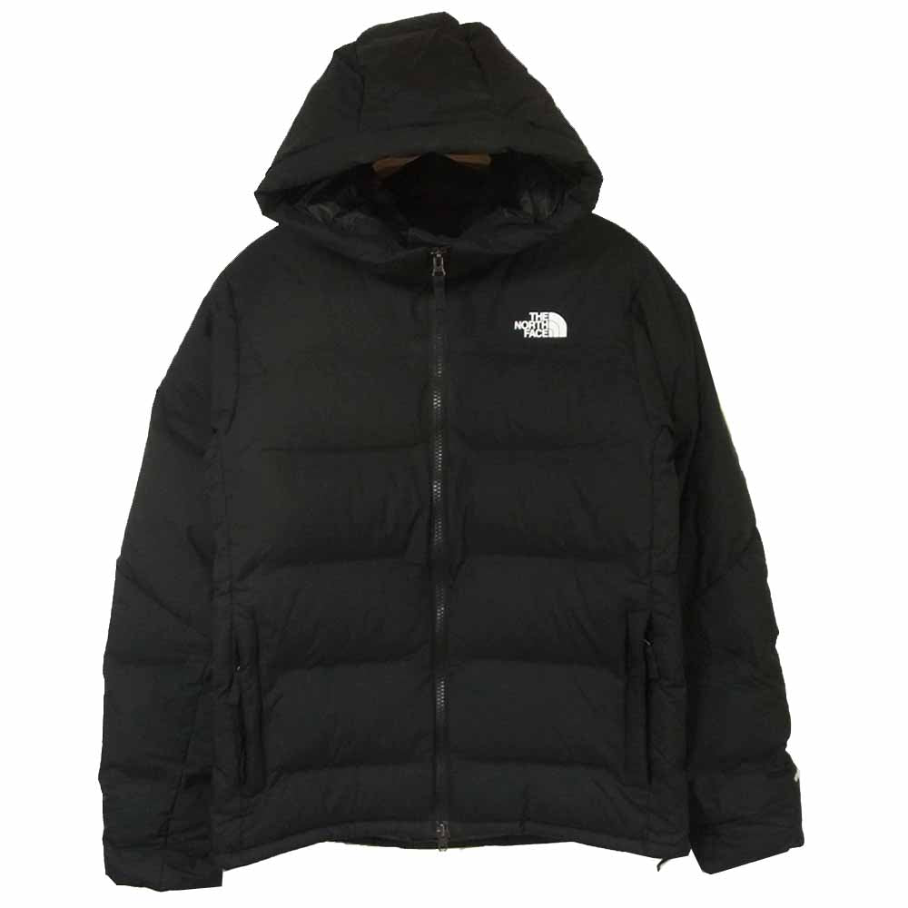 THE NORTH FACE ノースフェイス ND91915 ビレイヤー パーカ ダウンジャケット ミャンマー製 ブラック系 M【中古】
