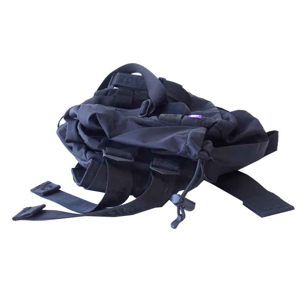 THE NORTH FACE ノースフェイス NN7909N PURPLE LABEL パープル レーベル CORDURA Nylon Lumber Pack コーデュラ ナイロン ランバー パック ウエスト ポーチ ショルダー バッグ ブラック系【新古品】【未使用】【中古】