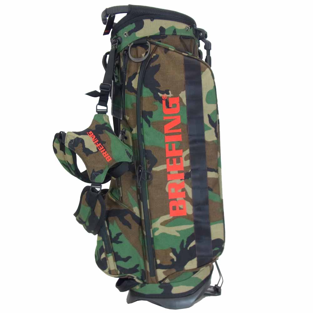BRIEFING ブリーフィング BRG203D22-160-001 CR-4 #02 STAND BAG スタンド キャディ ゴルフ バッグ マルチカラー系 FREE【新古品】【未使用】【中古】