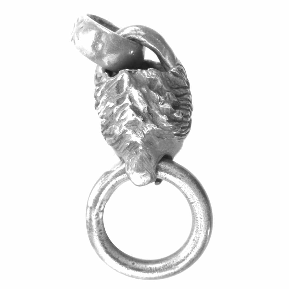 GABOR ガボール ギャラ付 LION PENDANT ライオン ペンダント シルバー系【中古】