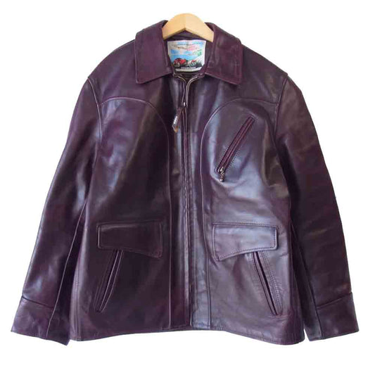AERO LEATHER エアロレザー HERCULES ヘラクレス  ワインレッド系 42【中古】