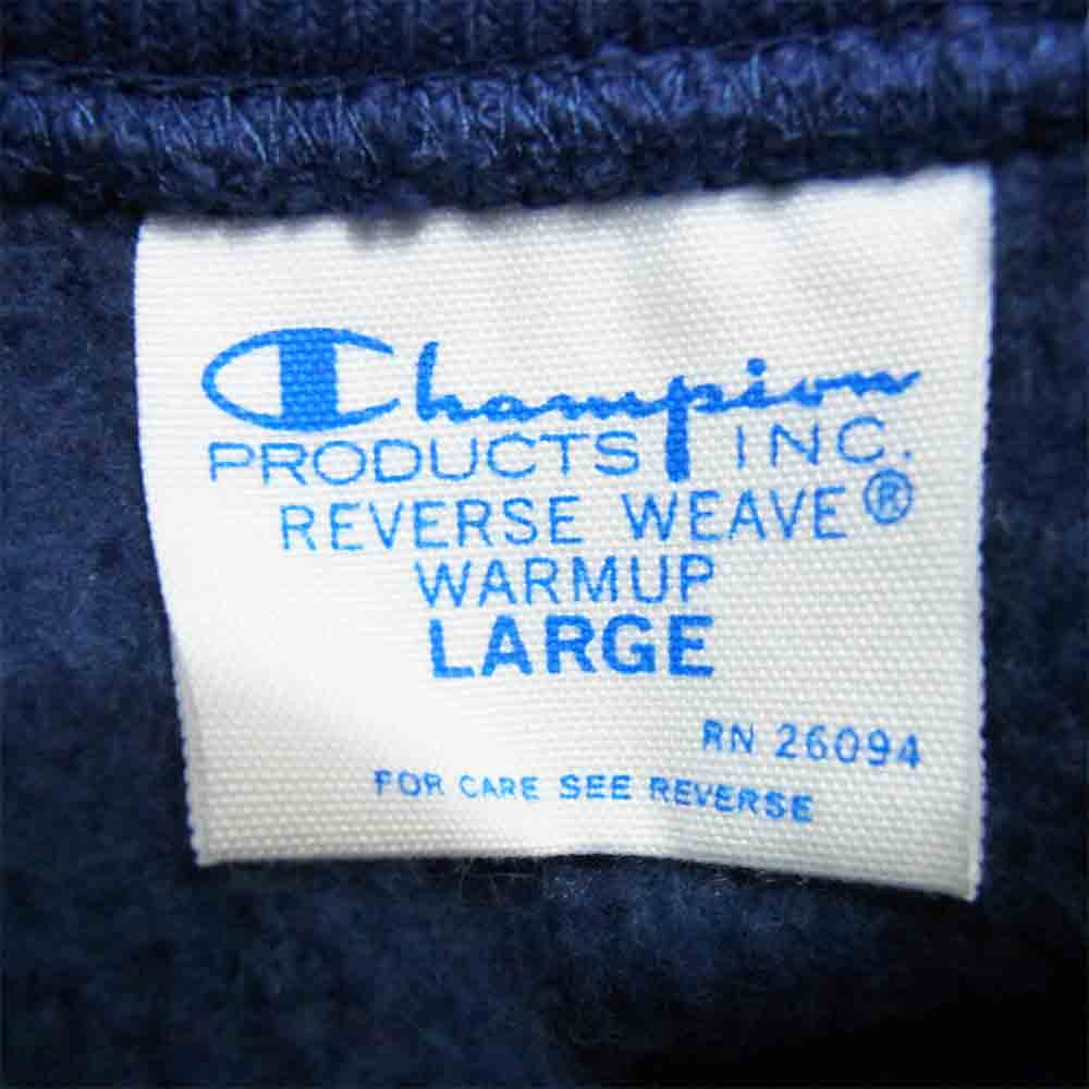 Champion チャンピオン C3-E004 Reverse Weave リバースウィーブ 青単 復刻 クルーネック スウェット ネイビー系 L【中古】