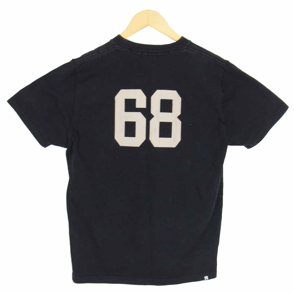 HYSTERIC GLAMOUR ヒステリックグラマー 0262CT02 MICHIGAN LEOPARD 胸ポケット Tシャツ ブラック系 M【中古】