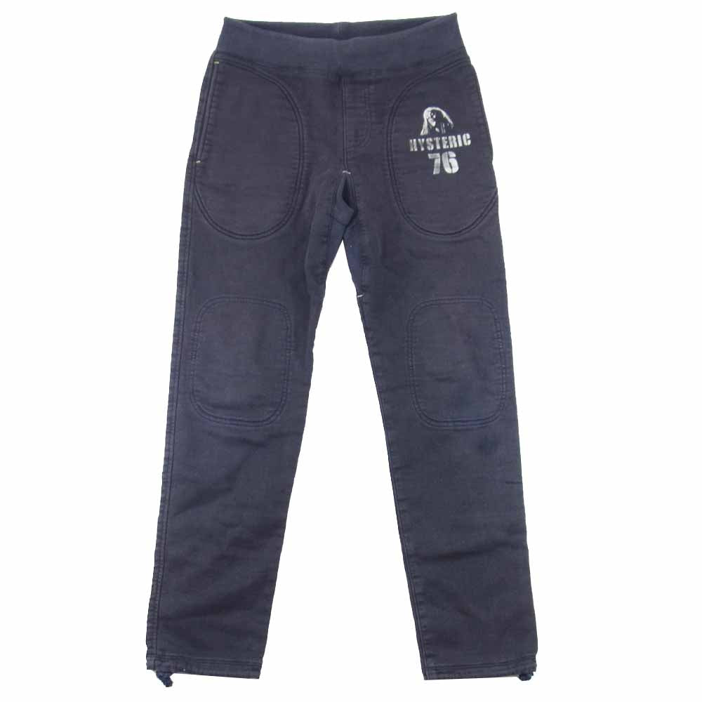 HYSTERIC GLAMOUR ヒステリックグラマー ガールプリント スウェット パンツ ネイビー系 M【中古】