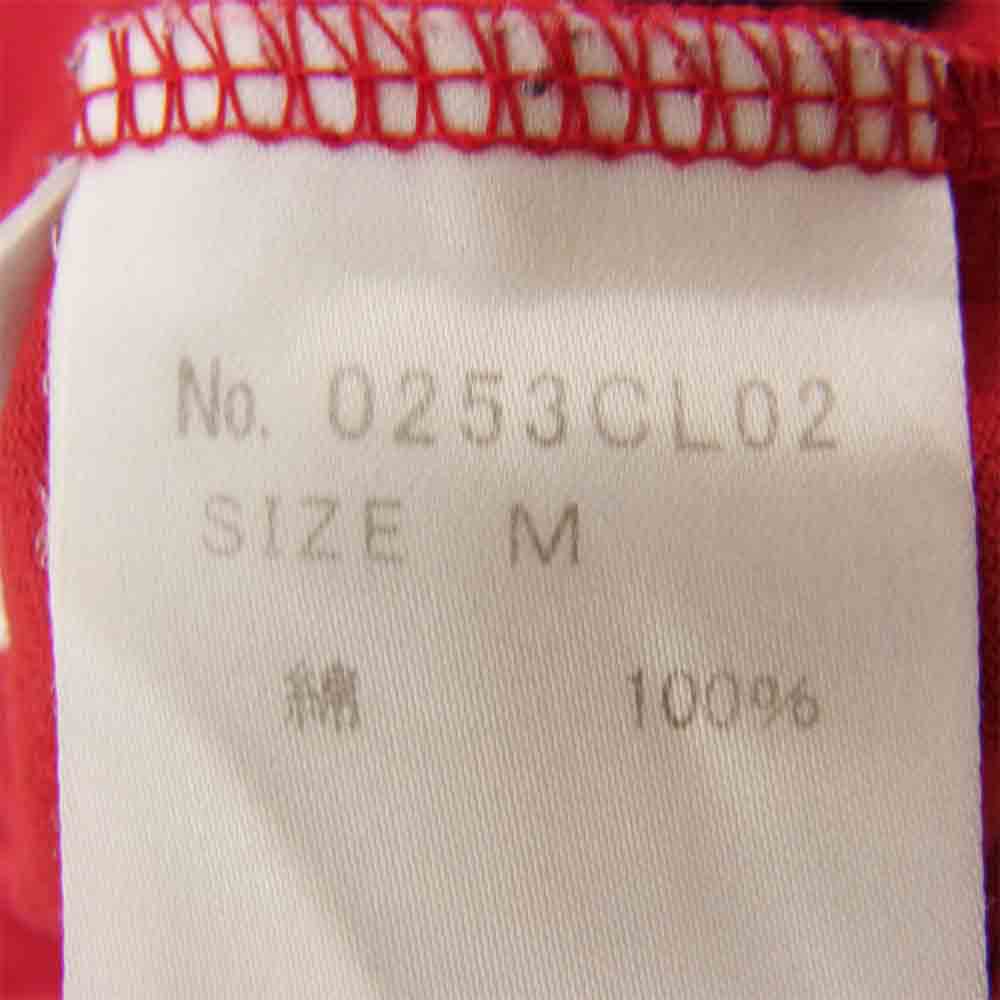 HYSTERIC GLAMOUR ヒステリックグラマー 0253CL02 MESH PT WOMAN メッシュプリント カットソー レッド系 M【中古】