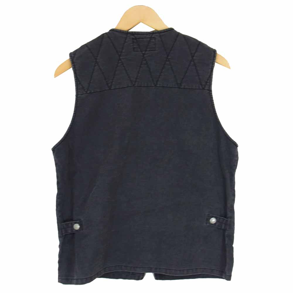schott ショット 3142012 ジップ コットン ベスト グレー系 M【中古】