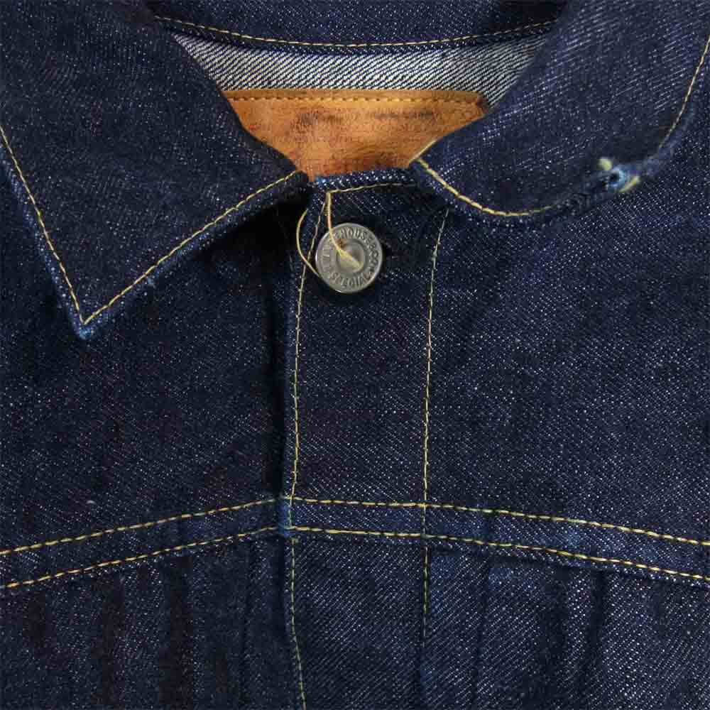 WAREHOUSE ウエアハウス S2000XX DEAD STOCK BLUE 大戦モデル デニム ジャケット インディゴブルー系 36【美品】【中古】