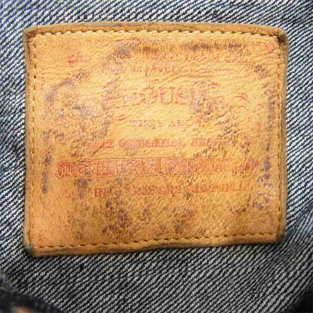 WAREHOUSE ウエアハウス S2000XX DEAD STOCK BLUE 大戦モデル デニム ジャケット インディゴブルー系 36【美品】【中古】