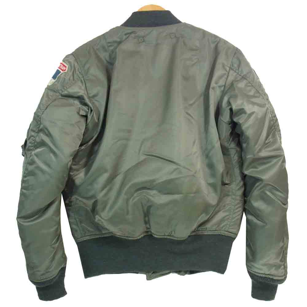 The REAL McCOY'S ザリアルマッコイズ MJ18109 TYPE MA-1 SKOSHI TIGER フライト ジャケット カーキ系 XS【中古】