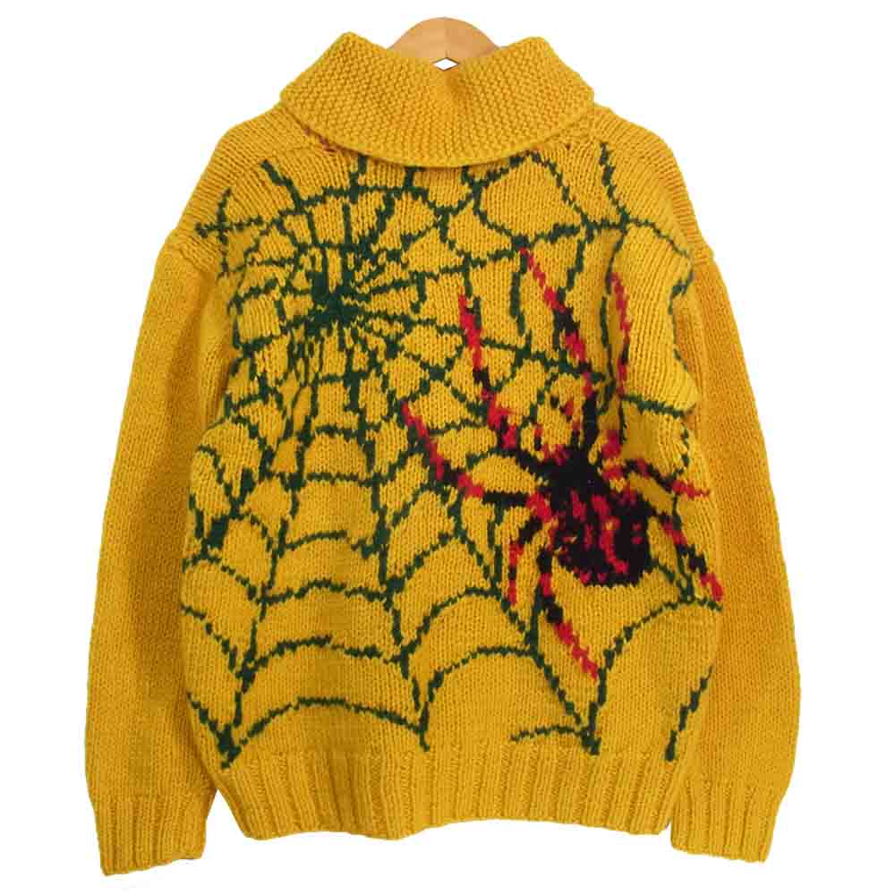 ドライボーンズ カウチンセーター カーディガン イエロー系 2【中古