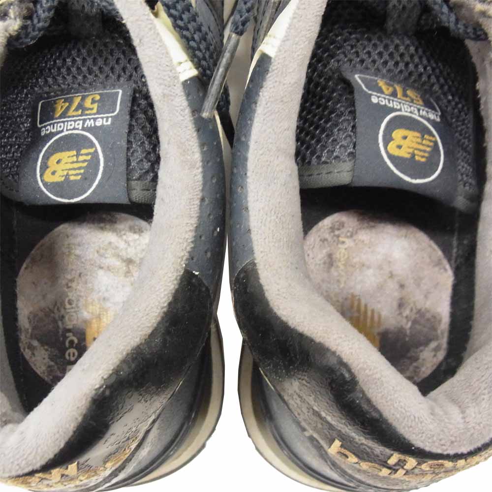 NEW BALANCE ニューバランス ML574MMN 574 MOON PACK ムーン パック ネイビー 27cm【中古】