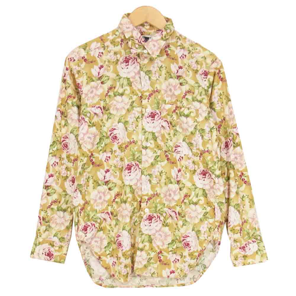 Engineered Garments エンジニアードガーメンツ ボタンダウン 花柄 シャツ ベージュ系 XS【中古】