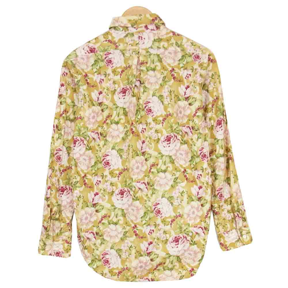 Engineered Garments エンジニアードガーメンツ ボタンダウン 花柄 シャツ ベージュ系 XS【中古】
