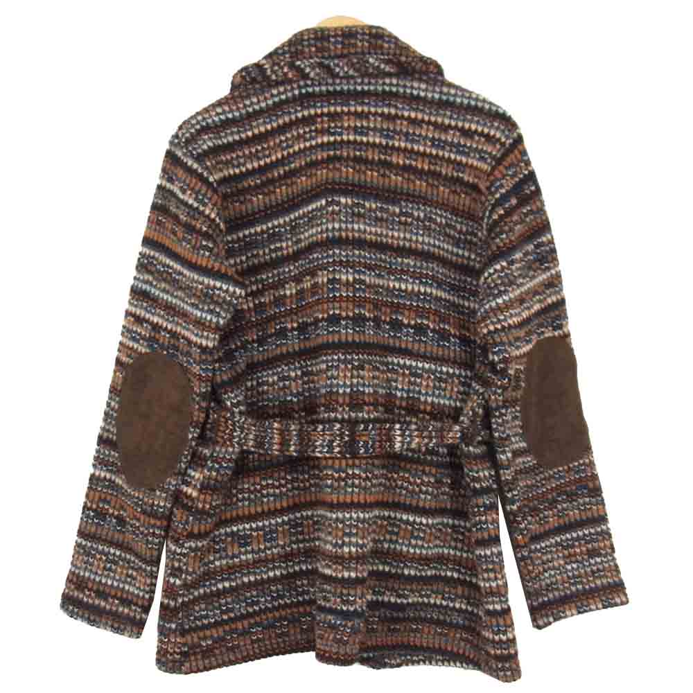 Engineered Garments エンジニアードガーメンツ ウール ショールカラー ニット ジャケット ブラウン系 S【中古】