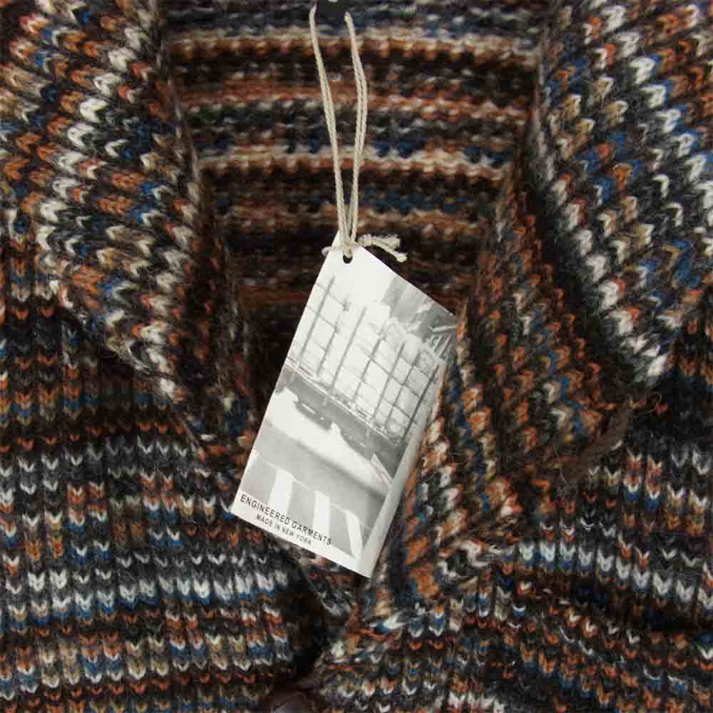 Engineered Garments エンジニアードガーメンツ ウール ショールカラー ニット ジャケット ブラウン系 S【中古】