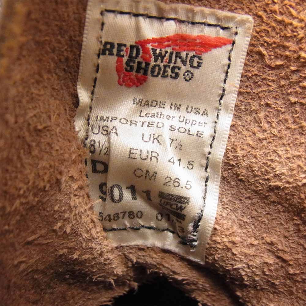 RED WING レッドウィング 9011 BECKMAN ベックマン レースアップ ブーツ ワインレッド系 26.5cm【中古】