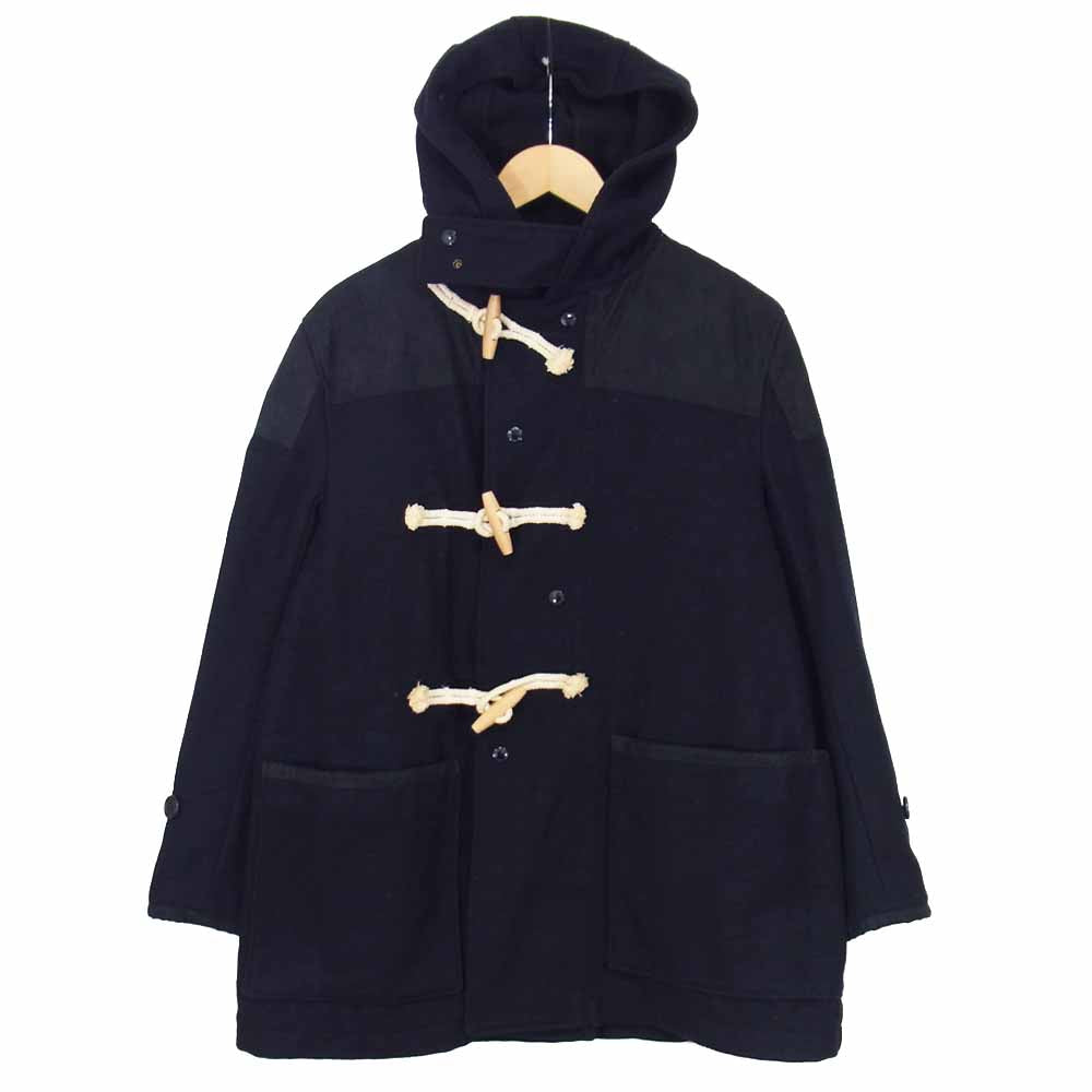 Engineered Garments エンジニアードガーメンツ ウール メルトン ダッフル コート ネイビー系 XS【中古】