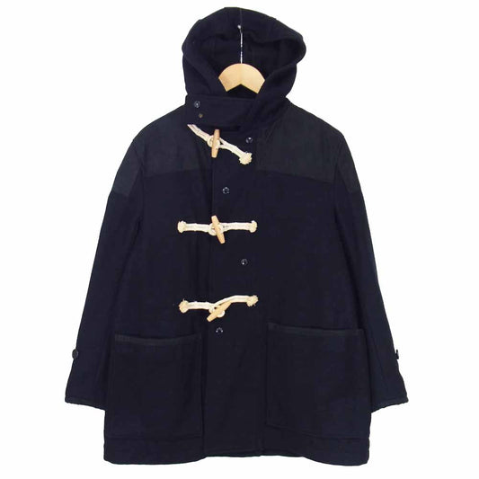 Engineered Garments エンジニアードガーメンツ ウール メルトン ダッフル コート ネイビー系 XS【中古】