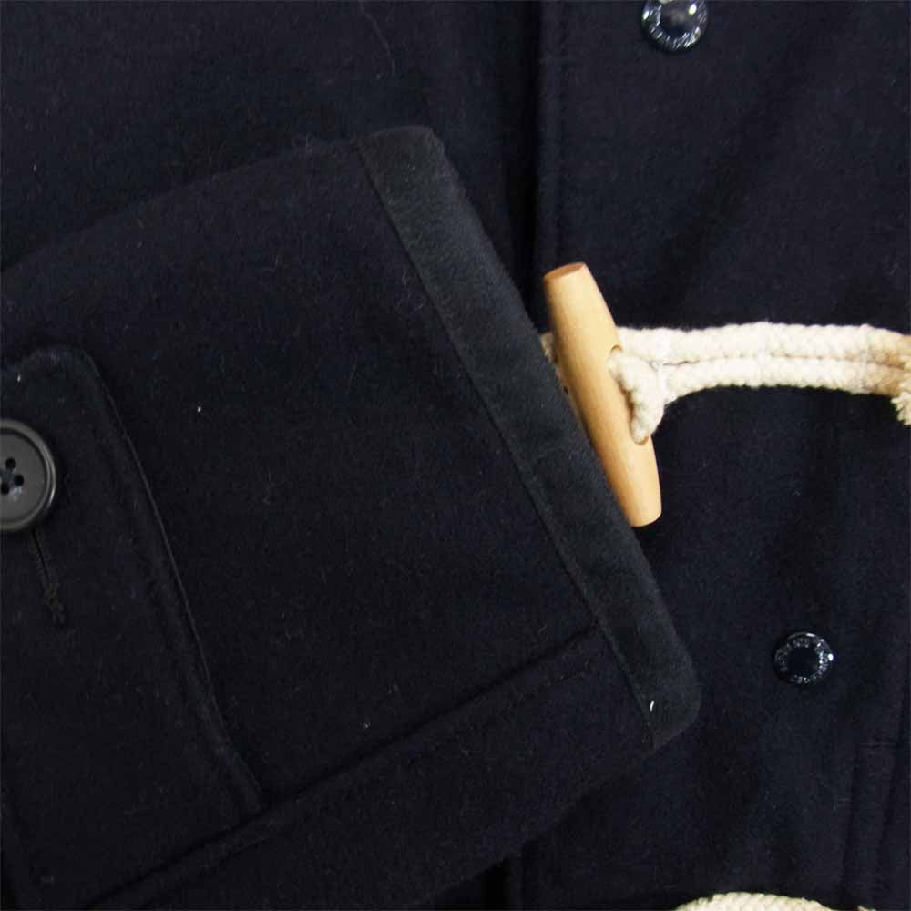 Engineered Garments エンジニアードガーメンツ ウール メルトン ダッフル コート ネイビー系 XS【中古】