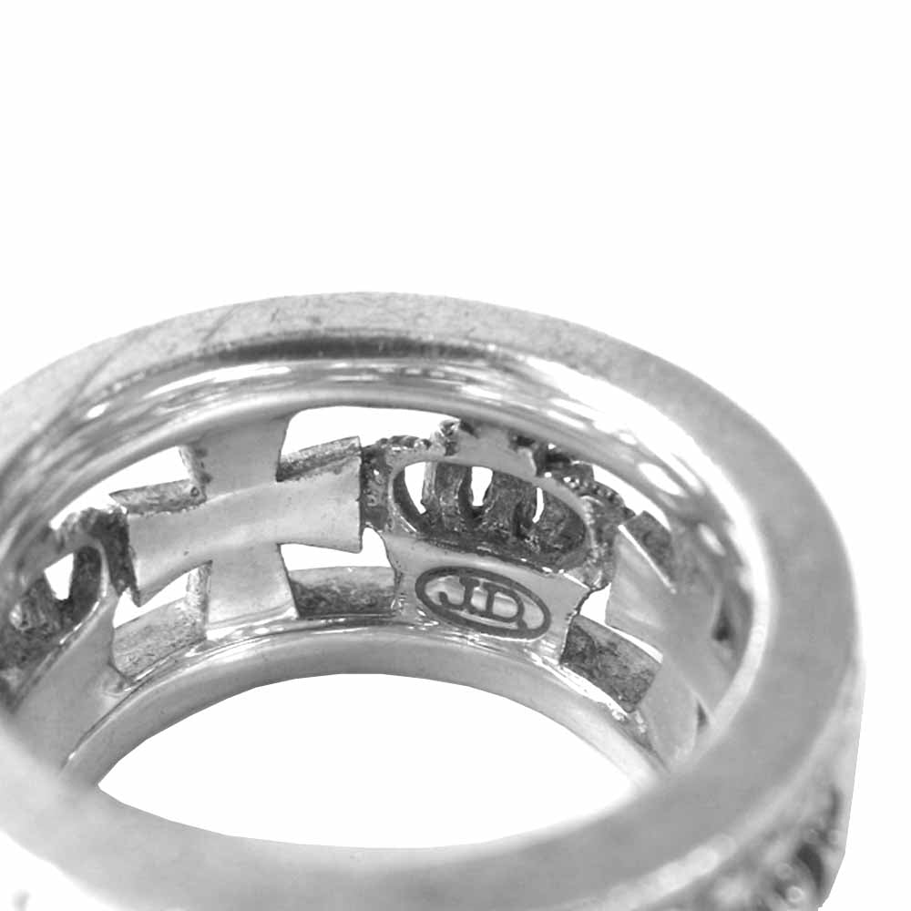 Justin Davis ジャスティンデイビス SRJ175 MEDIEVAL WEDDING BAND メディバル ウエディング バンド リング シルバー系 8【中古】