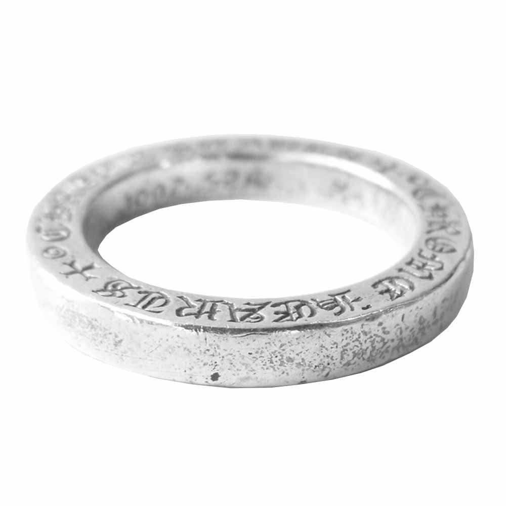 CHROME HEARTS クロムハーツ（原本無） 3ｍｍ スペーサー プレーン リング シルバー系 13【中古】