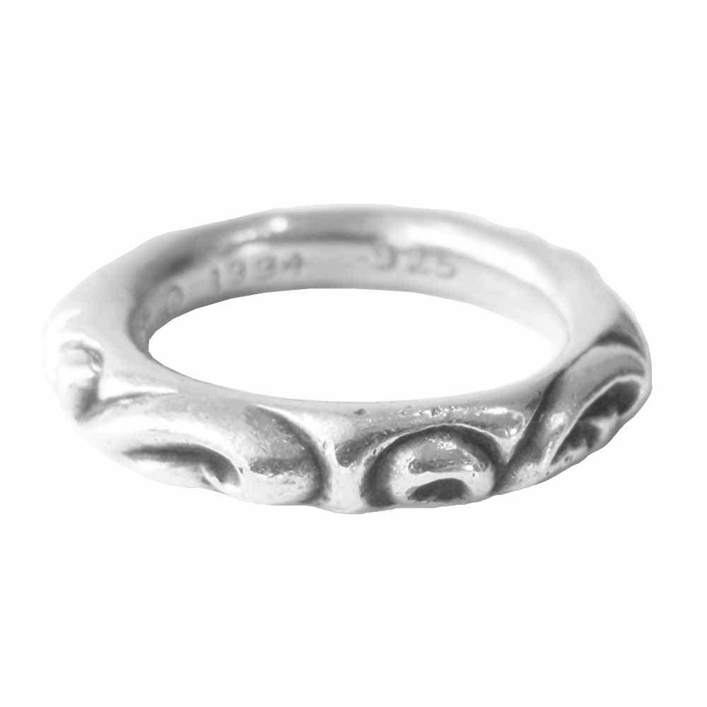 CHROME HEARTS クロムハーツ（原本無） SCRL BAND スクロールバンド リング シルバー系 20【中古】