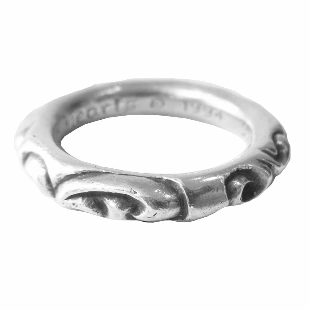 CHROME HEARTS クロムハーツ（原本無） SCRL BAND スクロールバンド リング シルバー系 20【中古】