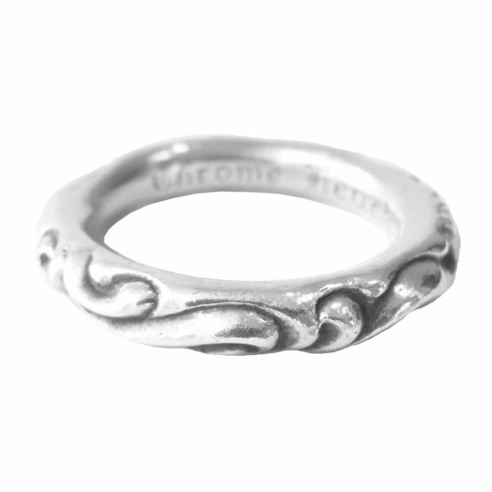 CHROME HEARTS クロムハーツ（原本無） SCRL BAND スクロールバンド リング シルバー系 20【中古】