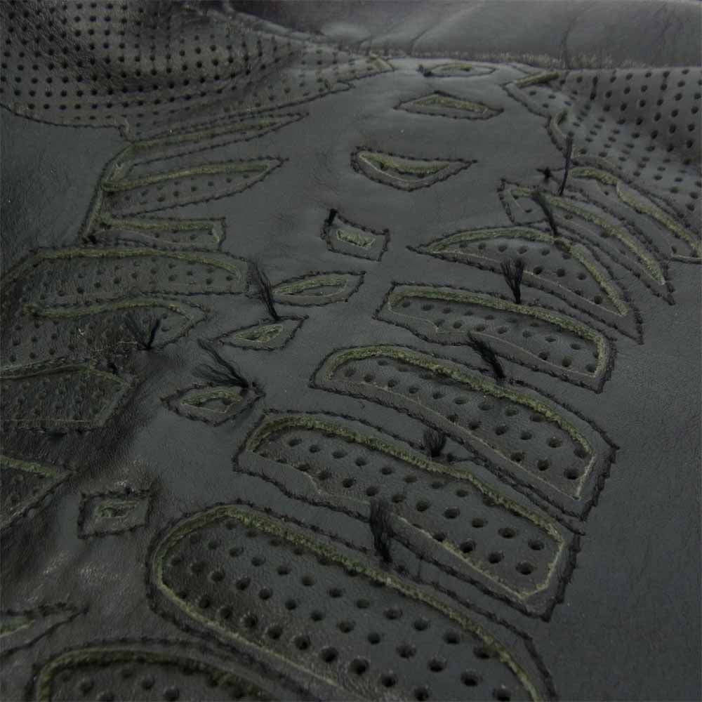 VANSON バンソン ウェアアウトラウド bone ボーン レザー ショルダー ブラック系【中古】