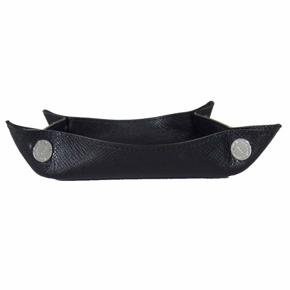 PELLE MORBIDA ペッレモルビダ PMO-BAAC008 Barca バルカ エンボスレザー トレイ ブラック系【美品】【中古】